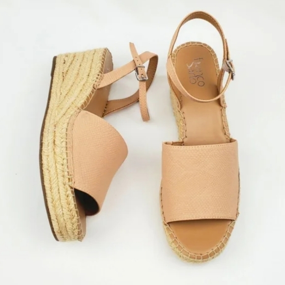 Franco Sarto Cesia espadrille wedge sandals - Picture 1 of 8